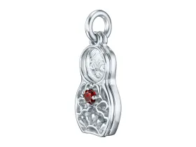Подвеска из серебра с гранатом э0606пд11250369