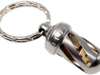 Брелок-капсула с игральными кубиками Acorn Dice Brass, Lion Steel, Нержавеющая сталь AISI 440, медь, L/DD OT