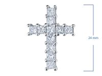 Подвеска из белого золота с бриллиантами э4701пд06174800