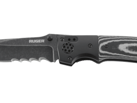 Складной нож CRKT Ruger® All-Cylinders™ with VEFF Serrations™, сталь 8Cr13MoV, рукоять стеклотекстолит G10