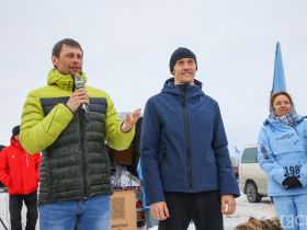 Никита Крюков и Александр Бессмертных провели мастер-класс по лыжным гонкам в Якутске