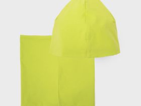 Комплект трикотажный для девочек: шапка, снуд