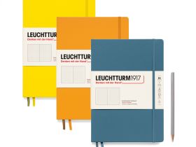 Блокнот в точку Leuchtturm1917 Composition B5 109 л, твердая обложка Синий Неви
