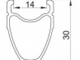 Обод Remerx Taurus 28" (серебристый ниппель (спорт) 36 стенка двойная, без пистона 28" (622))