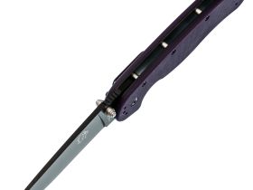 Складной нож Steelclaw Крыса Black сталь AUS-8, рукоять фиолетовый G10