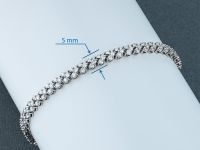 Браслет из белого золота с бриллиантами э4701бр01160500