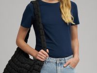 Приталенная футболка из джерси