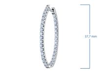 Серьги из белого золота э4712сг12210612