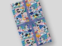 Бумага упаковочная "Абстракция" 70*100 см