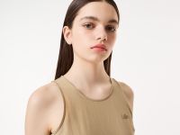 Женское платье Lacoste с поясом без рукавов