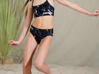 Купальный костюм трикотажный для девочек