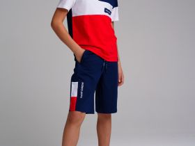 Комплект трикотажный для мальчиков: фуфайка (футболка), шорты