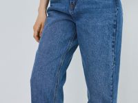 Джинсы Mom с высокой посадкой, Синий