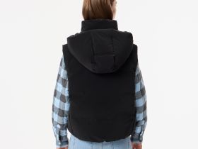 Женский жилет Lacoste с капюшоном