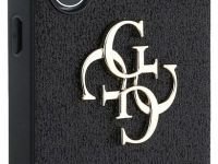 Чехол Guess Fixed Glitters 4G Big metal logo для Galaxy S25 Ultra черный