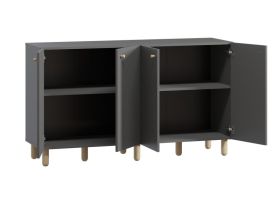 Тумба Ханна 140x80 Графитовый