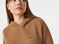 Женское худи Lacoste с капюшоном