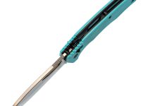 Складной нож Obertech ns-01 Drop point satin, сталь VG-10, рукоять G10, тиффани