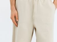 Шорты трикотажные интерлок, Бежевый