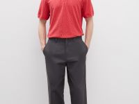 Поло с коротким рукавом из хлопка