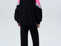 Комплект трикотажный для девочек: толстовка, брюки