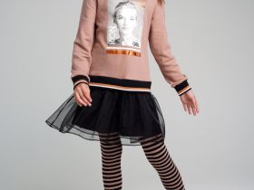 Платье трикотажное для девочек