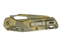 Складной нож Microtech MSI Bazooka Green Camo, сталь M390MK, рукоять полимер