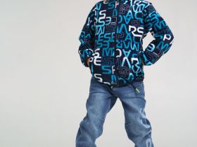 Толстовка из флиса на молнии для мальчика