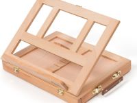 Мольберт настольный Pinax TE-01B с ящиком для кистей и красок, малый, бук