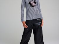 Фуфайка трикотажная для девочек (футболка с длинными рукавами)