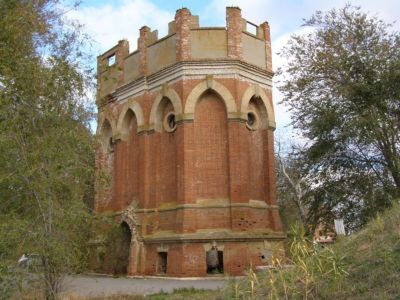 Здание водонапорной башни железнодорожной станции станицы Великокняжеской