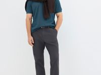 Поло из шелковистого пике, Зеленый