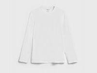 Лонгслив из хлопка, Белый