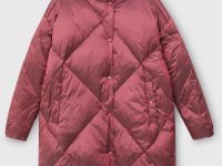 Пуховое пальто с капюшоном