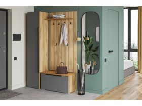 Вешалка Авильтон 87x160 Дуб Золотистый