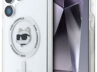 Чехол Karl Lagerfeld NFT Choupette MagSafe для Galaxy S25 Ultra прозрачный