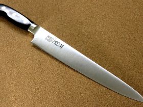 Кухонный нож для тонкой нарезки, Pro-M, Kanetsugu, 7009, сталь DSR1K6, в картонной коробке