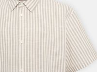 Рубашка с коротким рукавом в полоску