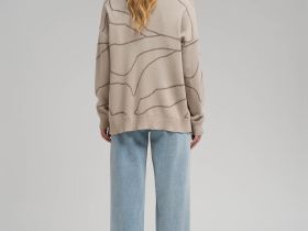 Легкий свободный кардиган с хлопком