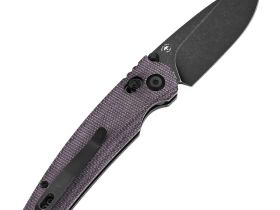 Складной нож Tenable Raven, сталь 14C28N, рукоять микарта, фиолетовый