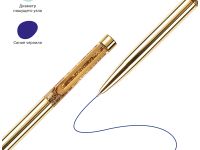 Ручка шариковая автоматическая MESHU "Gold sand" синяя, 1,0 мм