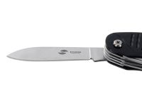 Нож перочинный Stinger 96 мм, 15 функций, черный