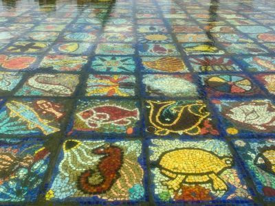 Бассейн с мозаикой работы З.К.Церетели