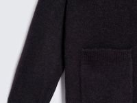 Кардиган свободного силуэта с отложным воротником