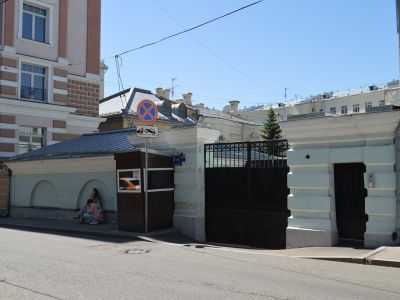 Ограда с воротами, 1903 г., архитектор А.М.Щеглов