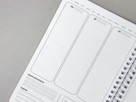 Планер еженедельник недатированный DoYourLine "Мрамор", А5, 166 страниц