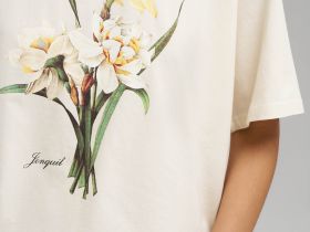 Свободная футболка из хлопкового джерси