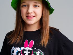 Панама текстильная для девочек