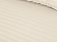 Простыня на резинке Экрю страйп-сатин 40962