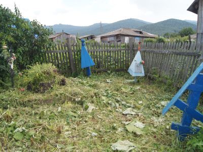 Братская могила партизан